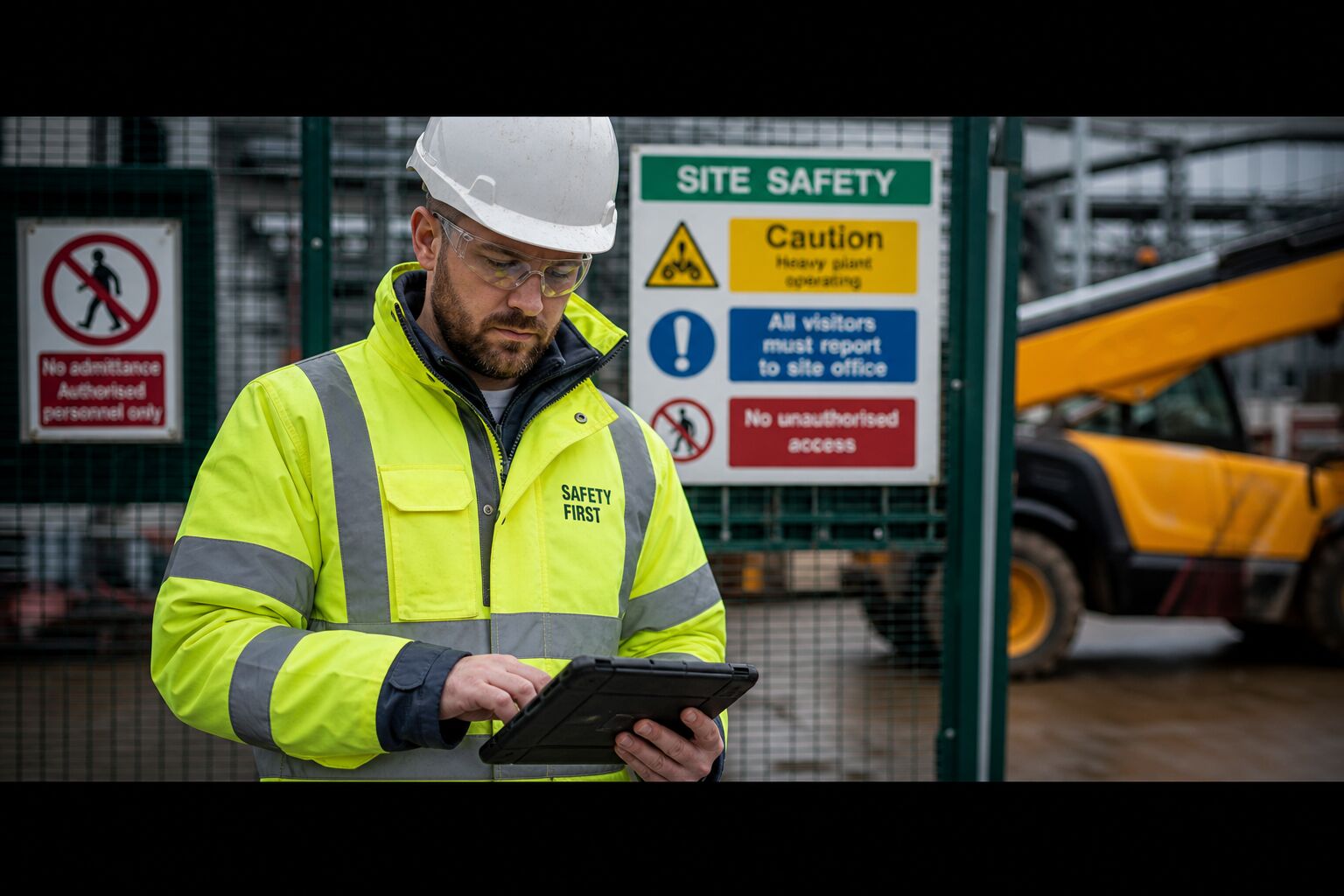 BSPOKE team working with a health and safety officer on compliance software