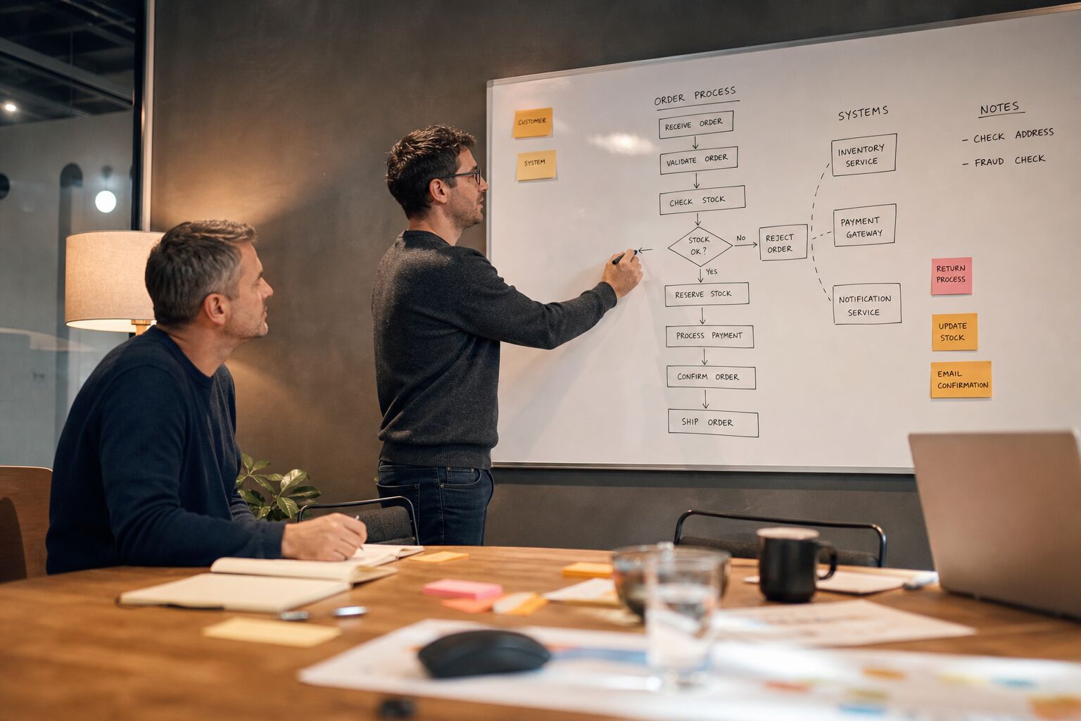 BSPOKE consultant presenting a software recommendation